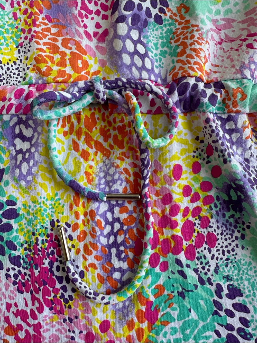 IBKUL Print Sleeveless Golf Dress Size L UPF 50+ Cool Feel Quick Dry Two Way Air - Picture 4 of 8